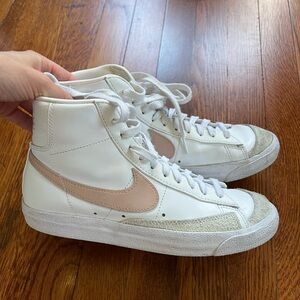Nike White High-Top Sneakers